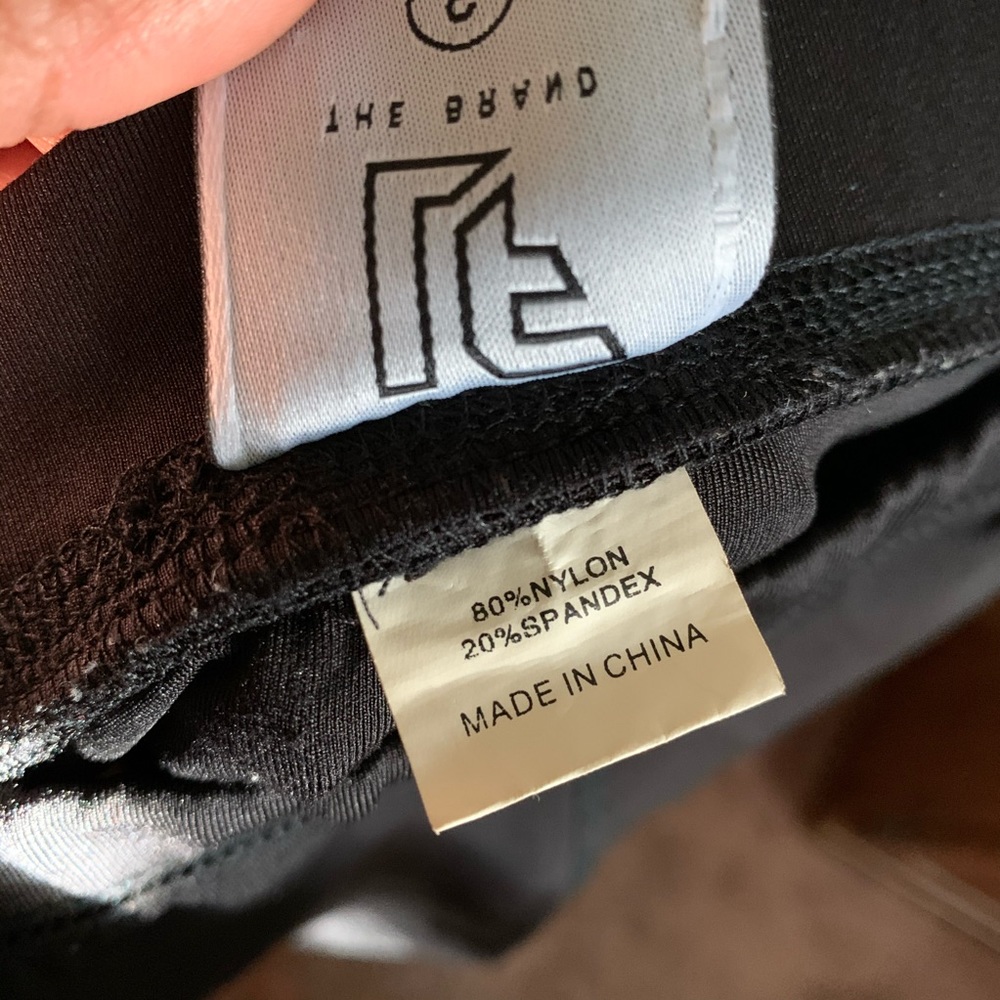 LF Brand Logo Black and White Leggings - Picture 7 of 7